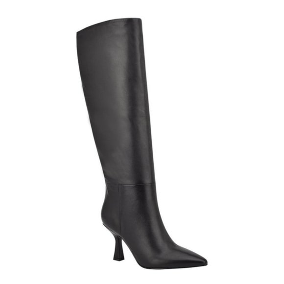 Marc Fisher Shoes - Marc Fisher Hallie 2 Black Leather Heeled Boot
